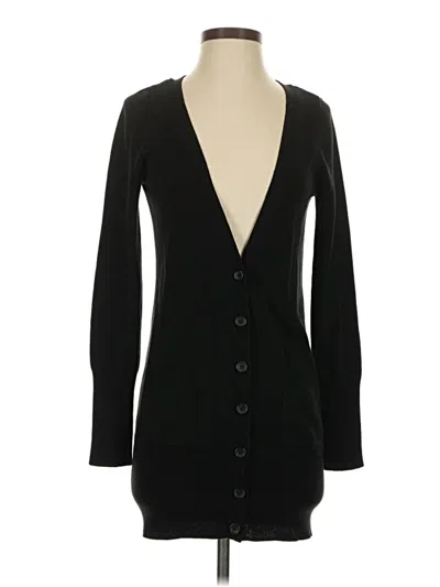Pre-owned H&m Cardigan Sweater In Black