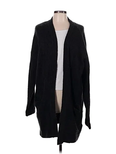 Pre-owned H&m Cardigan Sweater In Black