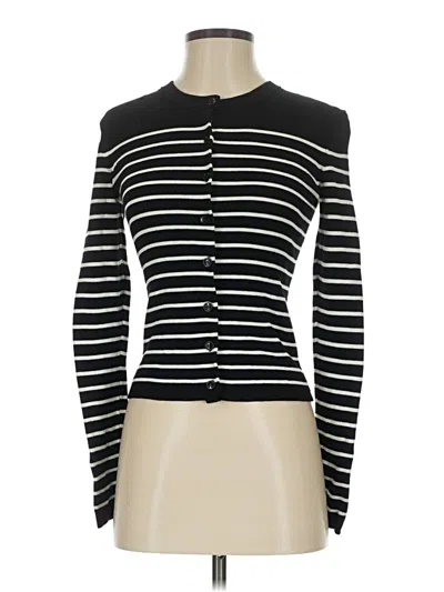 Pre-owned H&m Cardigan Sweater In Black