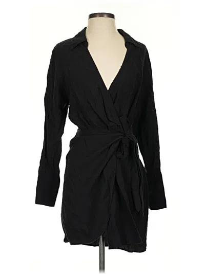 Pre-owned H&m Cardigan Sweater In Black