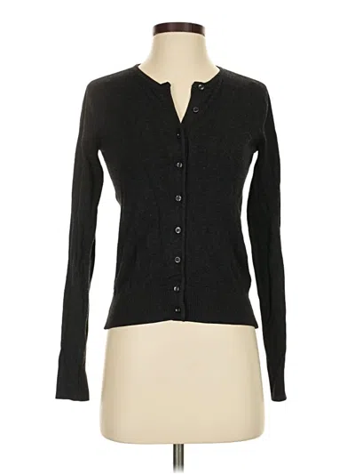 Pre-owned H&m Cardigan Sweater In Black