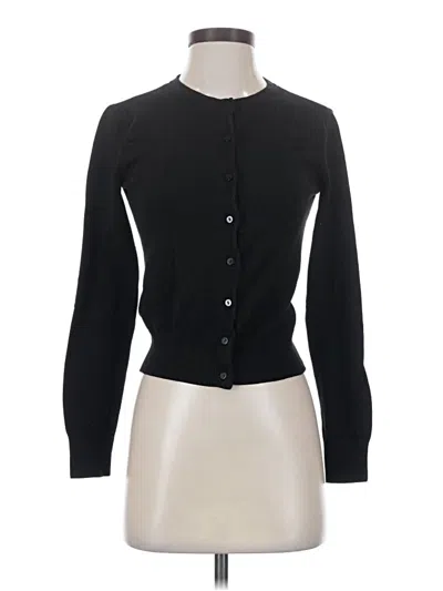 Pre-owned H&m Cardigan Sweater In Black