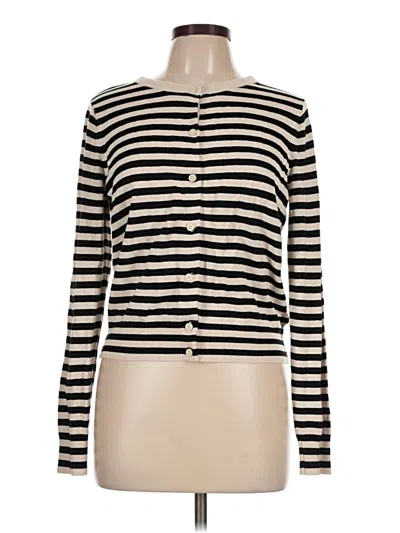 Pre-owned H&m Cardigan Sweater In Black