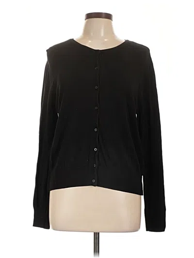 Pre-owned H&m Cardigan Sweater In Black