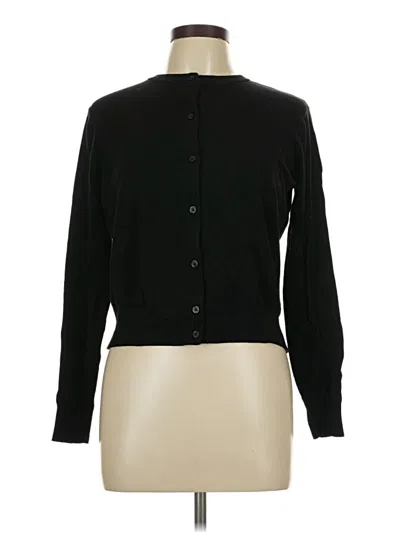 Pre-owned H&m Cardigan Sweater In Black