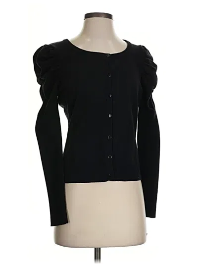 Pre-owned H&m Cardigan Sweater In Black