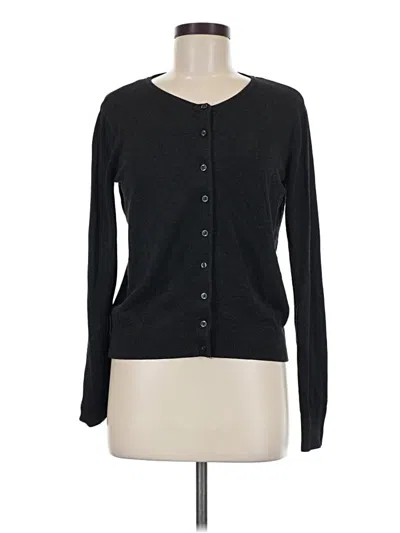 Pre-owned H&m Cardigan Sweater In Black