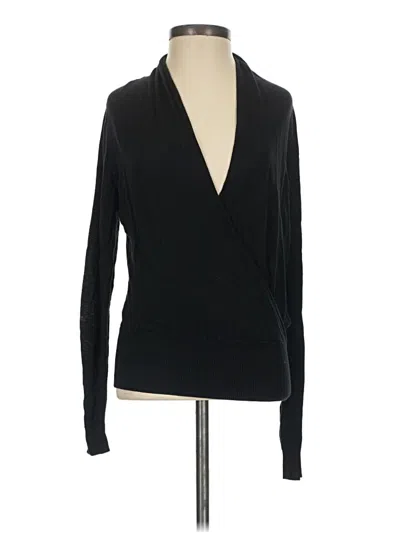 Pre-owned H&m Cardigan Sweater In Black