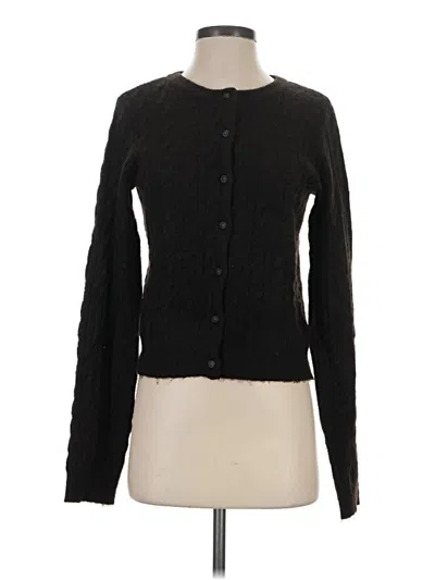 Pre-owned H&m Cardigan Sweater In Black
