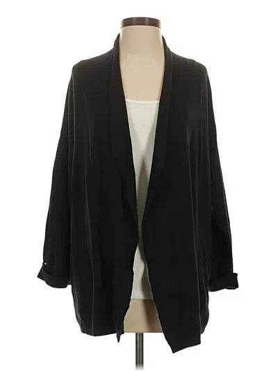 Pre-owned H&m Cardigan Sweater In Black