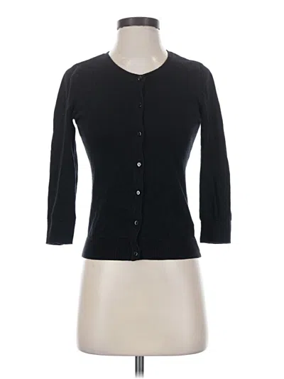 Pre-owned H&m Cardigan Sweater In Black