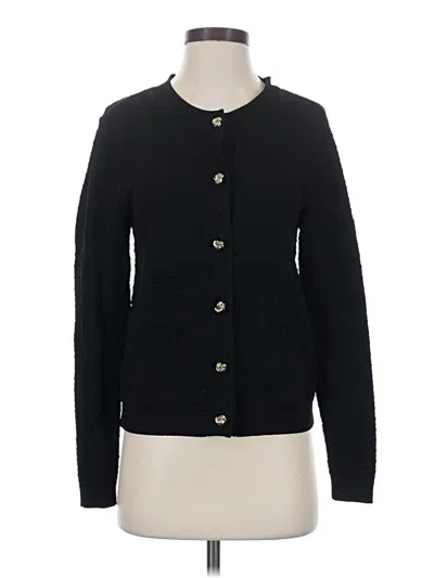Pre-owned H&m Cardigan Sweater In Black