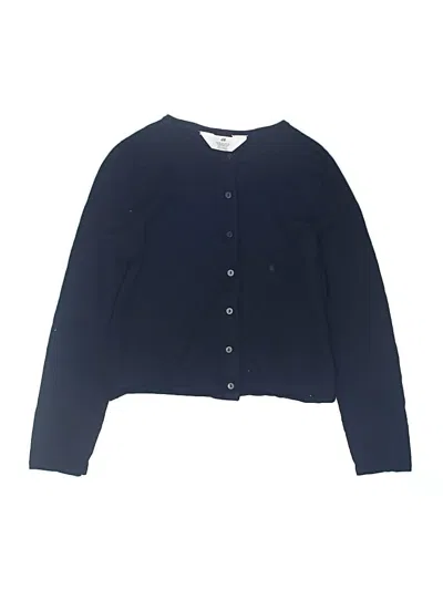 Pre-owned H&m Kids' Cardigan Sweater In Blue