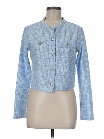 Pre-owned H&m Cardigan Sweater In Blue
