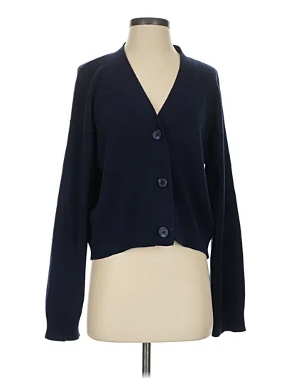 Pre-owned H&m Cardigan Sweater In Blue