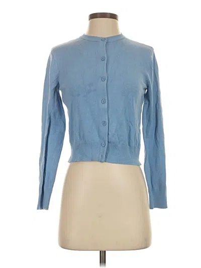 Pre-owned H&m Cardigan Sweater In Blue