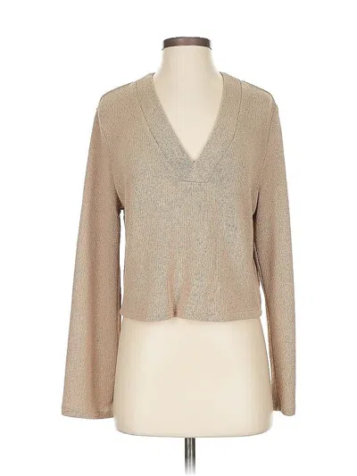 Pre-owned H&m Cardigan Sweater In Brown