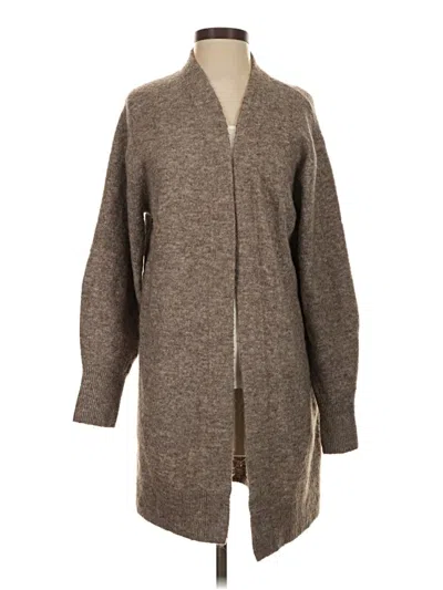 Pre-owned H&m Cardigan Sweater In Brown