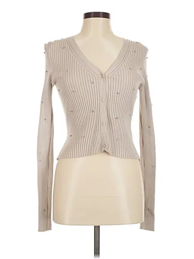 Pre-owned H&m Cardigan Sweater In Brown