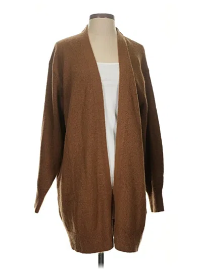 Pre-owned H&m Cardigan Sweater In Brown