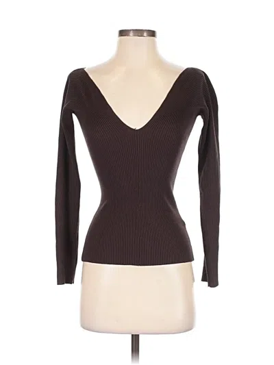 Pre-owned H&m Cardigan Sweater In Brown