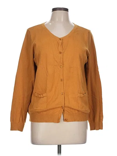 Pre-owned H&m Cardigan Sweater In Brown