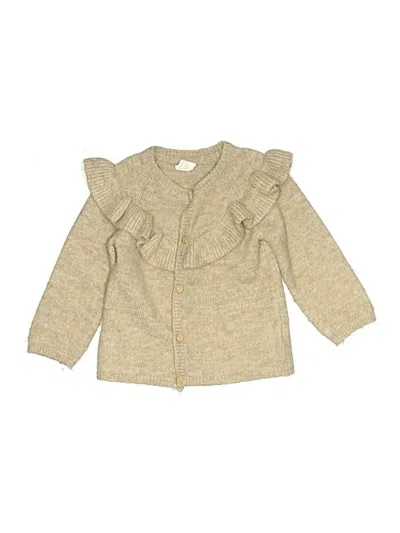 Pre-owned H&m Babies' Cardigan Sweater In Brown