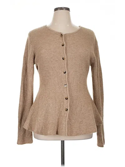 Pre-owned H&m Cardigan Sweater In Brown
