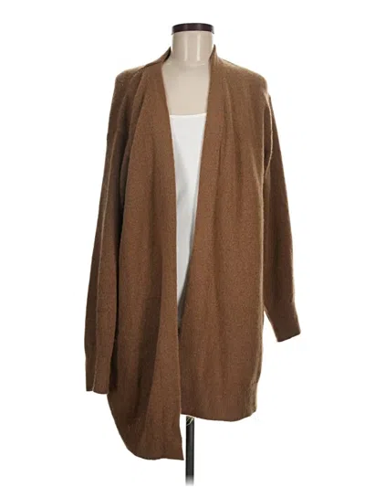 Pre-owned H&m Cardigan Sweater In Brown