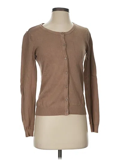 Pre-owned H&m Cardigan Sweater In Brown