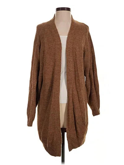 Pre-owned H&m Cardigan Sweater In Brown