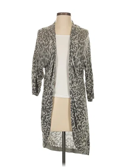 Pre-owned H&m Cardigan Sweater In Gray