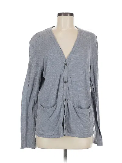 Pre-owned H&m Cardigan Sweater In Gray