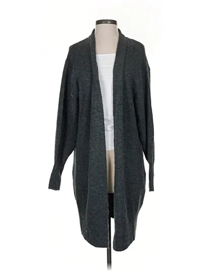 Pre-owned H&m Cardigan Sweater In Gray