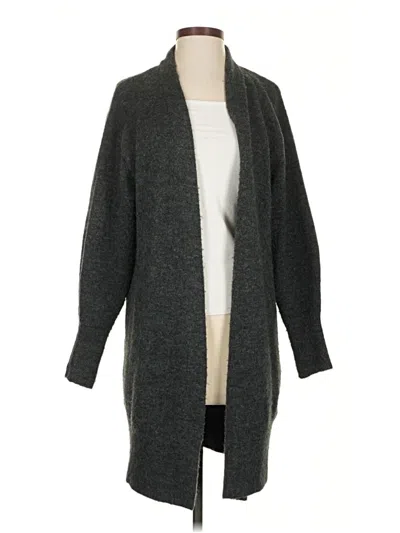 Pre-owned H&m Cardigan Sweater In Gray