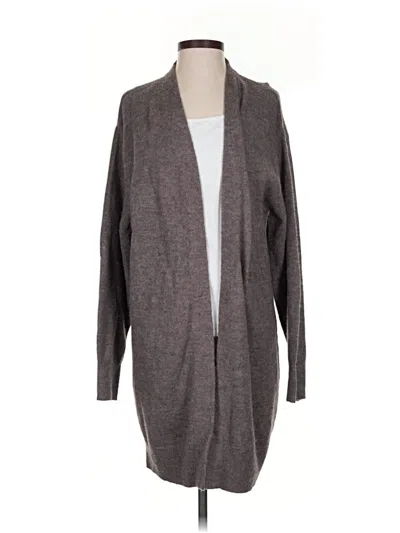 Pre-owned H&m Cardigan Sweater In Gray