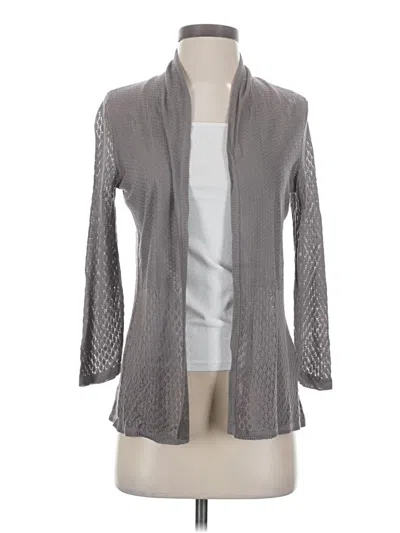 Pre-owned H&m Cardigan Sweater In Gray