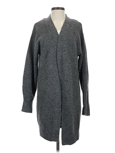 Pre-owned H&m Cardigan Sweater In Gray