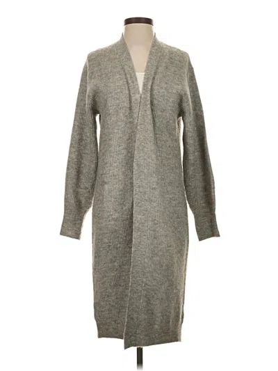 Pre-owned H&m Cardigan Sweater In Gray