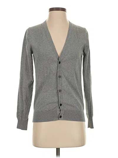 Pre-owned H&m Cardigan Sweater In Gray