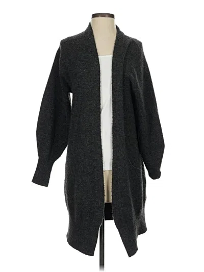 Pre-owned H&m Cardigan Sweater In Gray