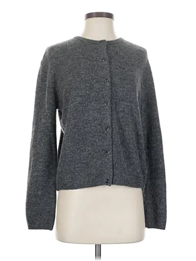 Pre-owned H&m Cardigan Sweater In Gray
