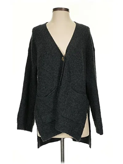 Pre-owned H&m Cardigan Sweater In Gray