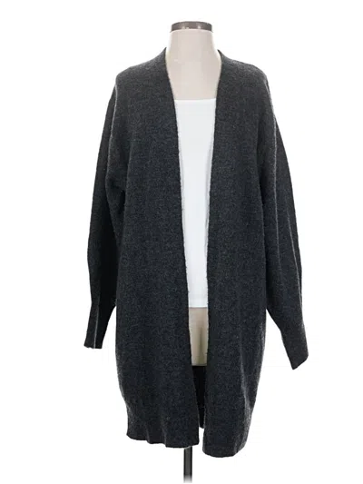 Pre-owned H&m Cardigan Sweater In Gray
