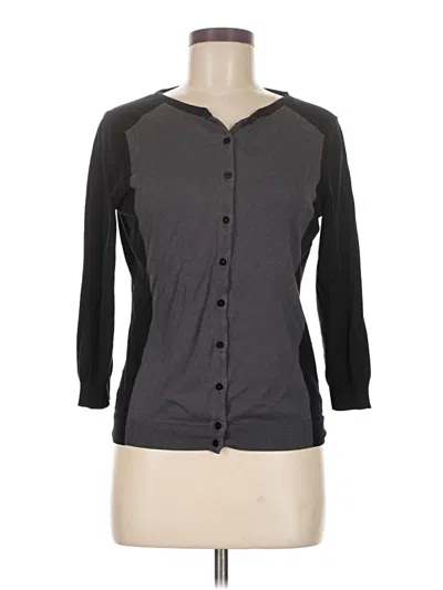 Pre-owned H&m Cardigan Sweater In Gray