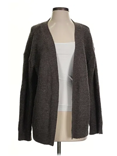 Pre-owned H&m Cardigan Sweater In Gray