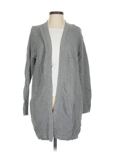 Pre-owned H&m Cardigan Sweater In Gray