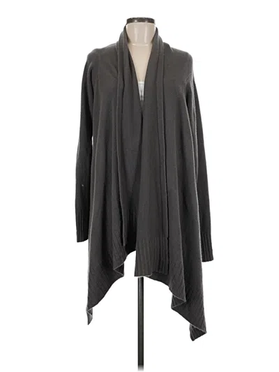 Pre-owned H&m Cardigan Sweater In Gray