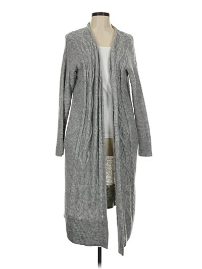 Pre-owned H&m Cardigan Sweater In Gray