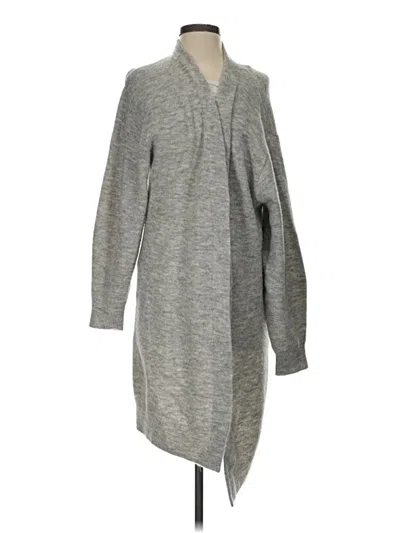 Pre-owned H&m Cardigan Sweater In Gray
